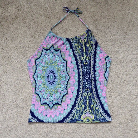 She’s Vintage Patterned Halter Top - Picture 2 of 5